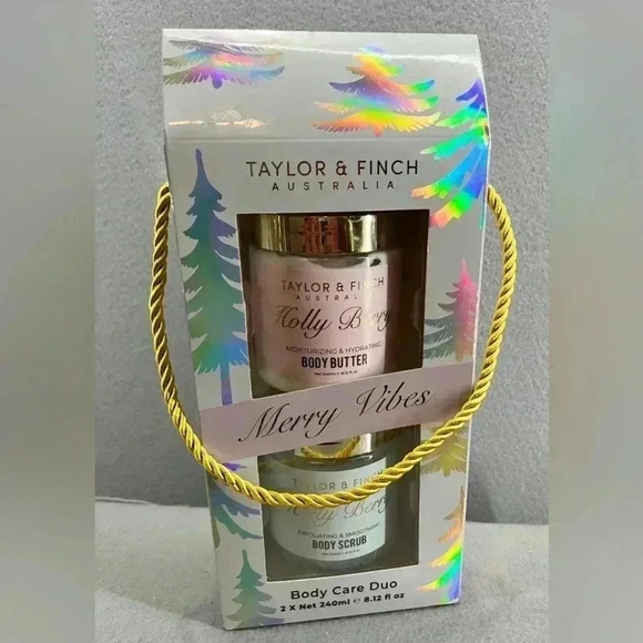 Taylor& Fitch Merry Vibes Body Care Duo Body scrub and body butter 8.12 Fl Oz - Picture 2 of 7
